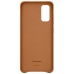 Nugarėlė G980 Samsung Galaxy S20 Leather Cover Brown